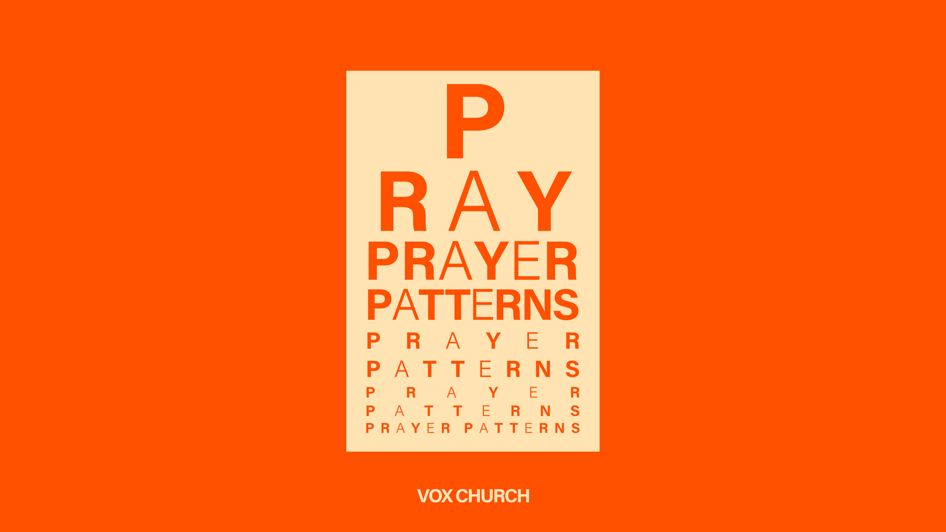 Prayer Patterns